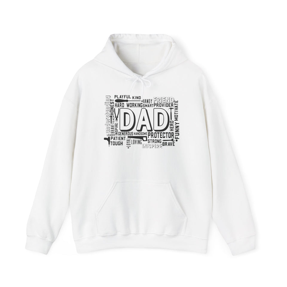 What A Dad Is Unisex Heavy Blend™ Hooded Sweatshirt