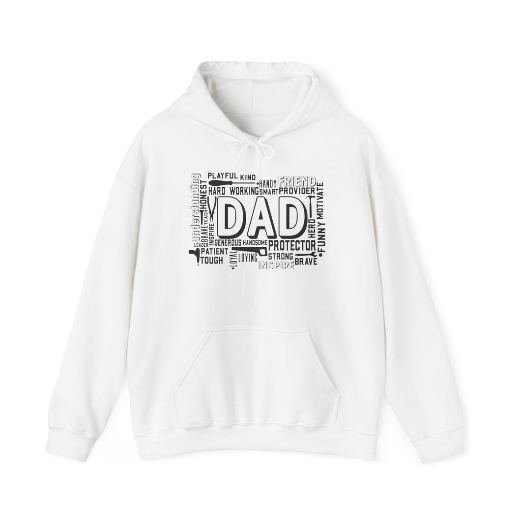 What A Dad Is Unisex Heavy Blend™ Hooded Sweatshirt