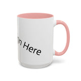 Personalized Accent Coffee Mug - Customizable Design for Home or Office