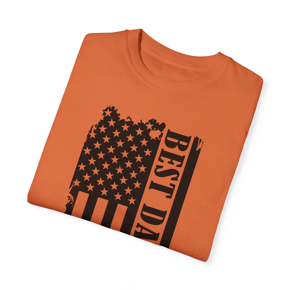 Best Dad Ever Unisex Garment-Dyed T-Shirt