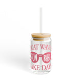 Boat Waves Sun Rays And Lake Days Sipper Glass, 16oz