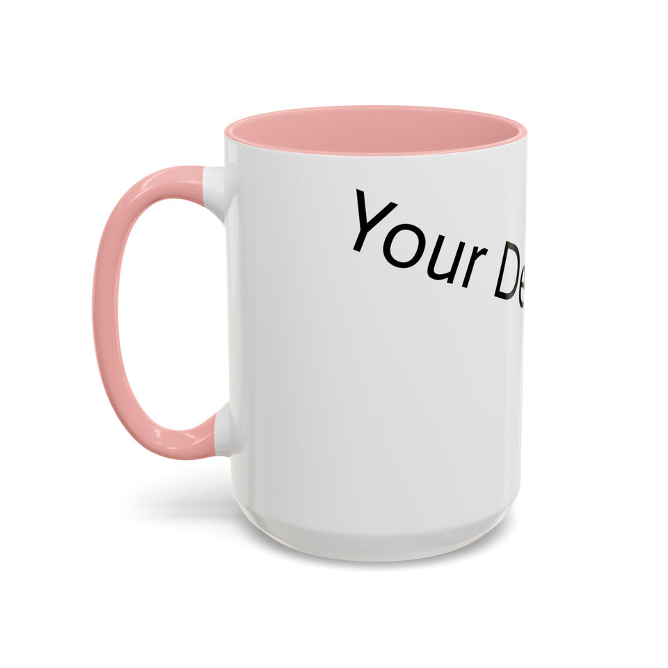 Personalized Accent Coffee Mug - Customizable Design for Home or Office