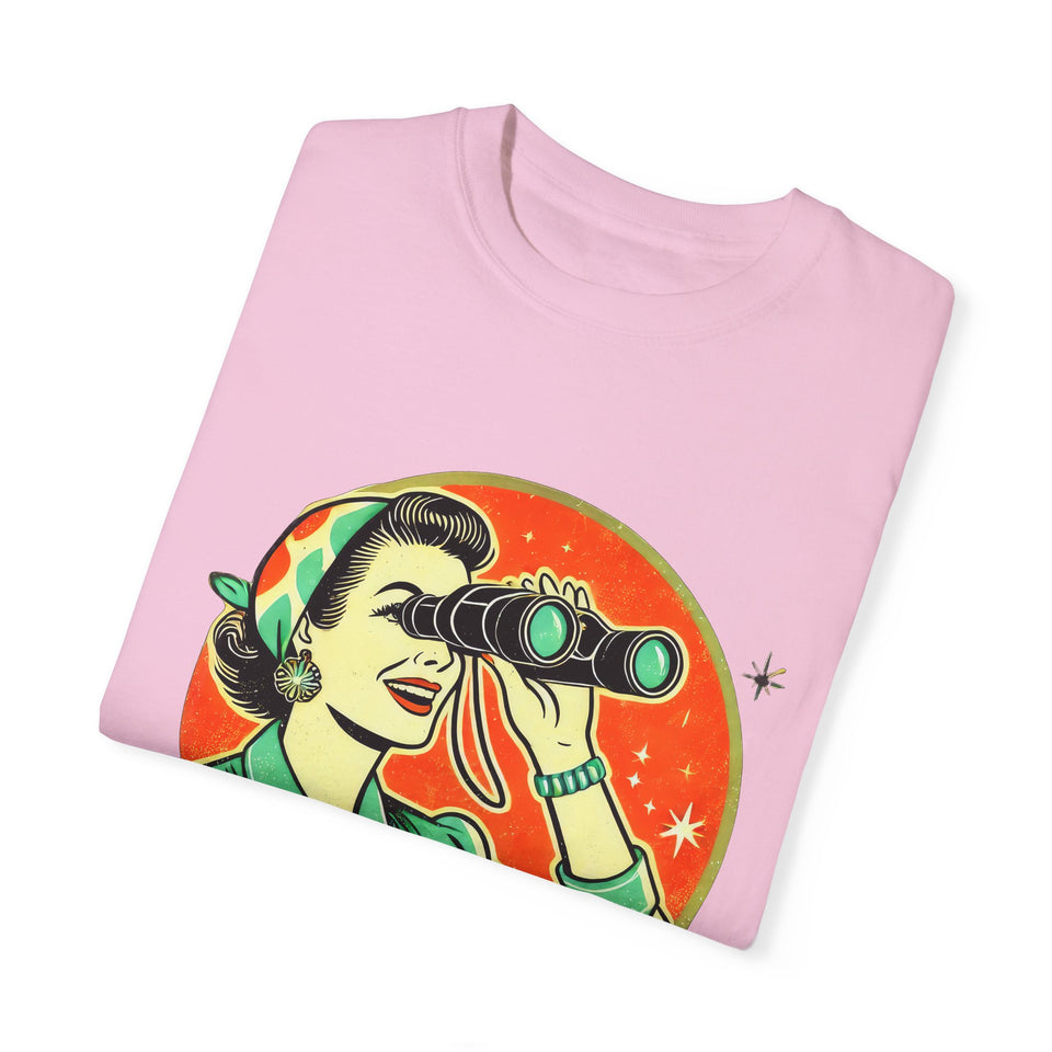 "Oh Look! Nobody Gives a Shit" Funny Unisex Garment-Dyed T-Shirt