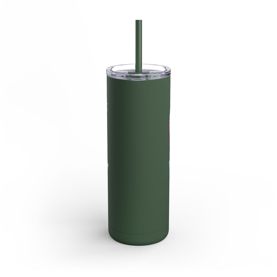 Game Day Tumbler - 20oz Matte Skinny Cup for Sports Fans