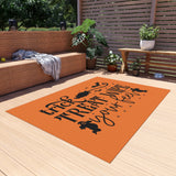 Trick Or Treat Wipe Your Feet Outdoor Rug
