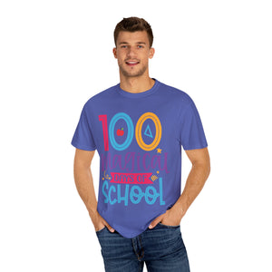 100 Magical Days Of School Unisex Garment-Dyed T-shirt