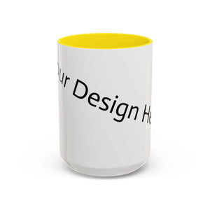 Personalized Accent Coffee Mug - Customizable Design for Home or Office
