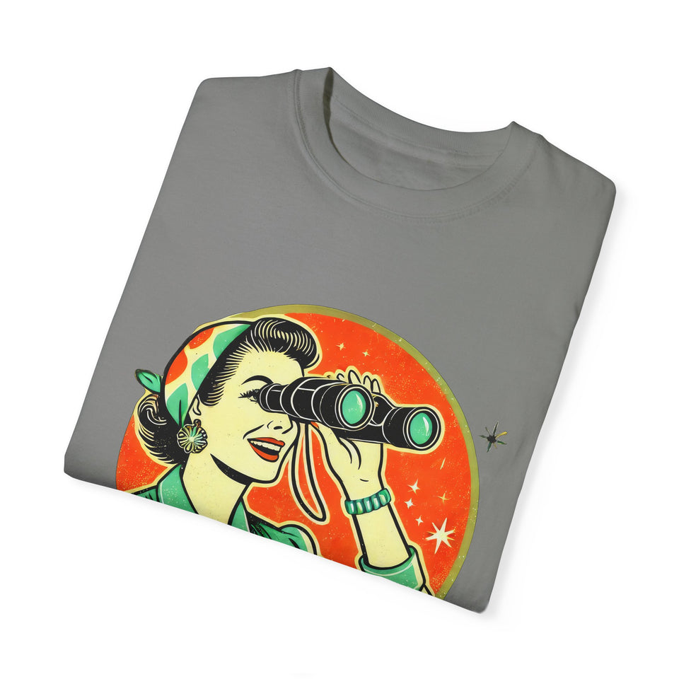 "Oh Look! Nobody Gives a Shit" Funny Unisex Garment-Dyed T-Shirt