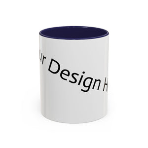 Personalized Accent Coffee Mug - Customizable Design for Home or Office