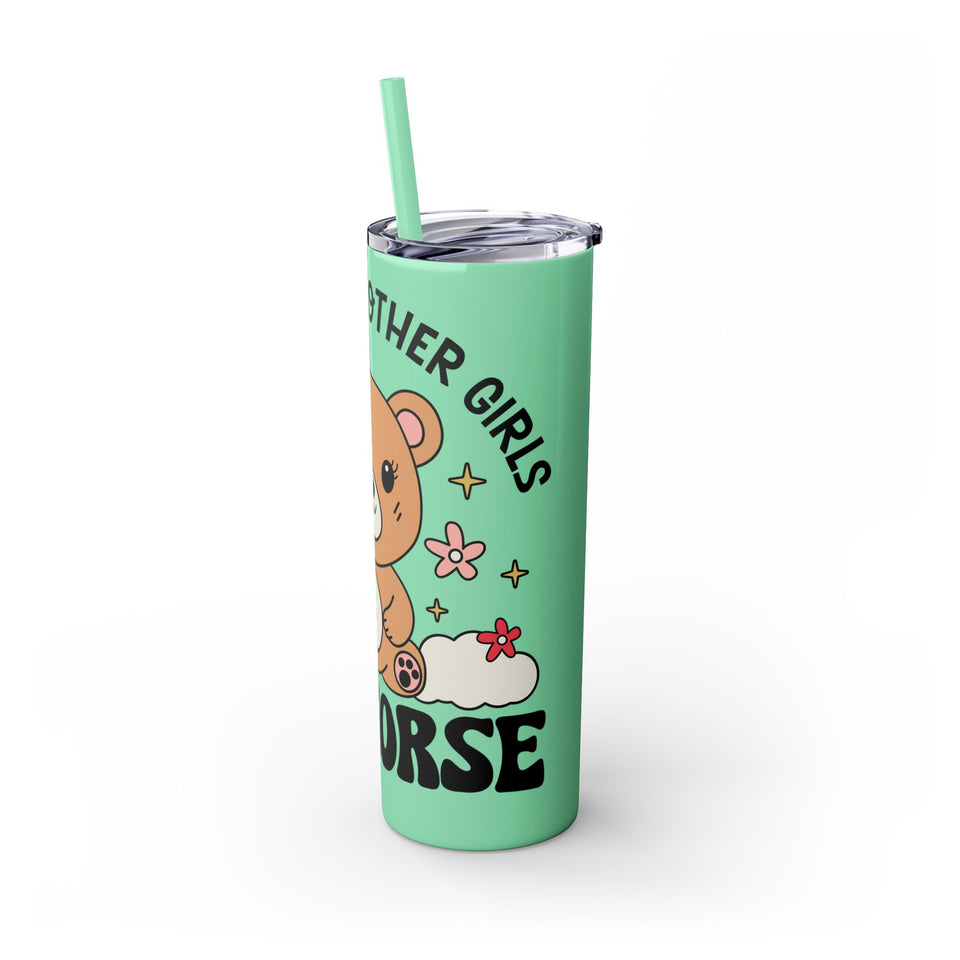 Im Not Like Other Girls, Im Worse Skinny Tumbler with Straw, 20oz