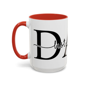 Best Dad Ever Accent Coffee Mug (11, 15oz)