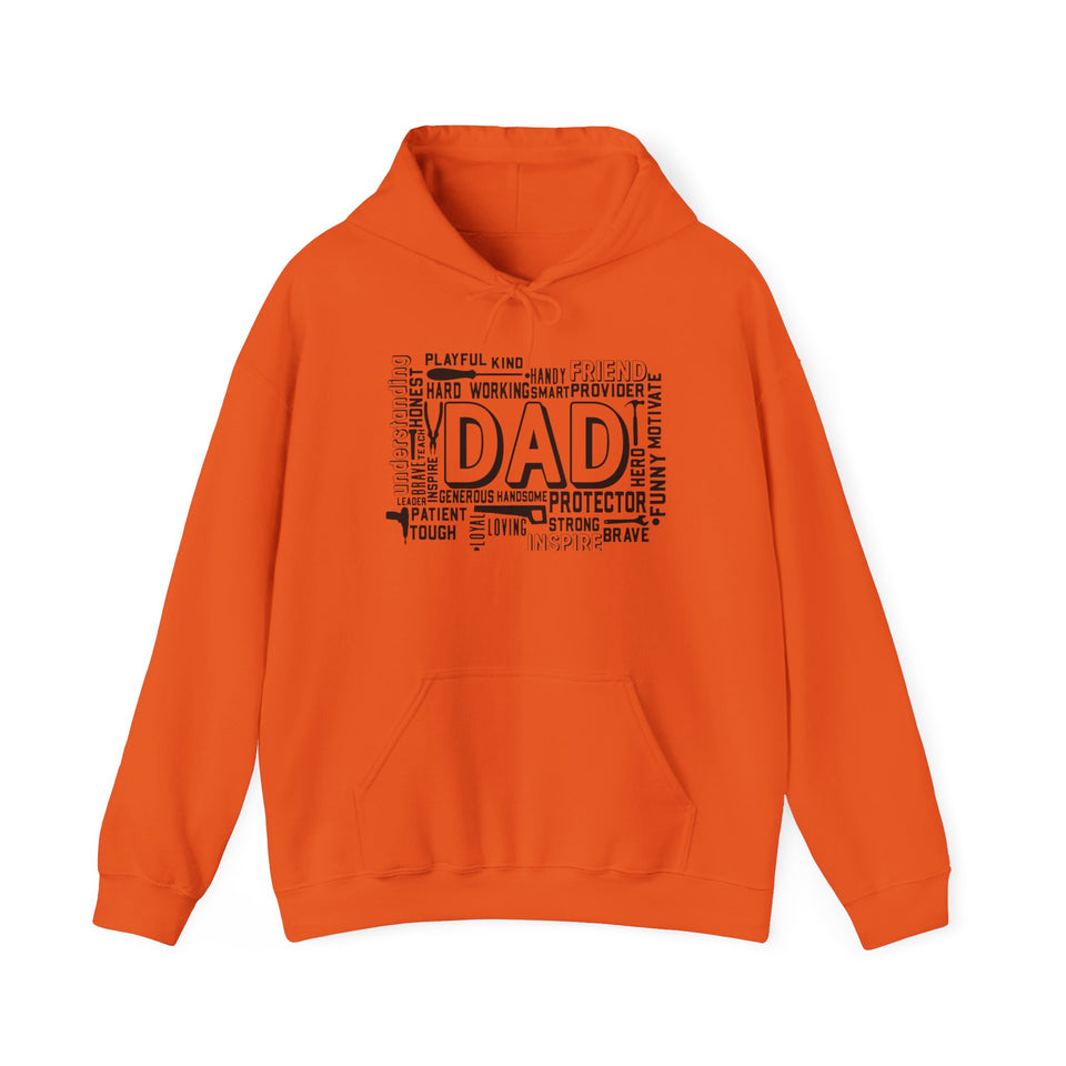 What A Dad Is Unisex Heavy Blend™ Hooded Sweatshirt