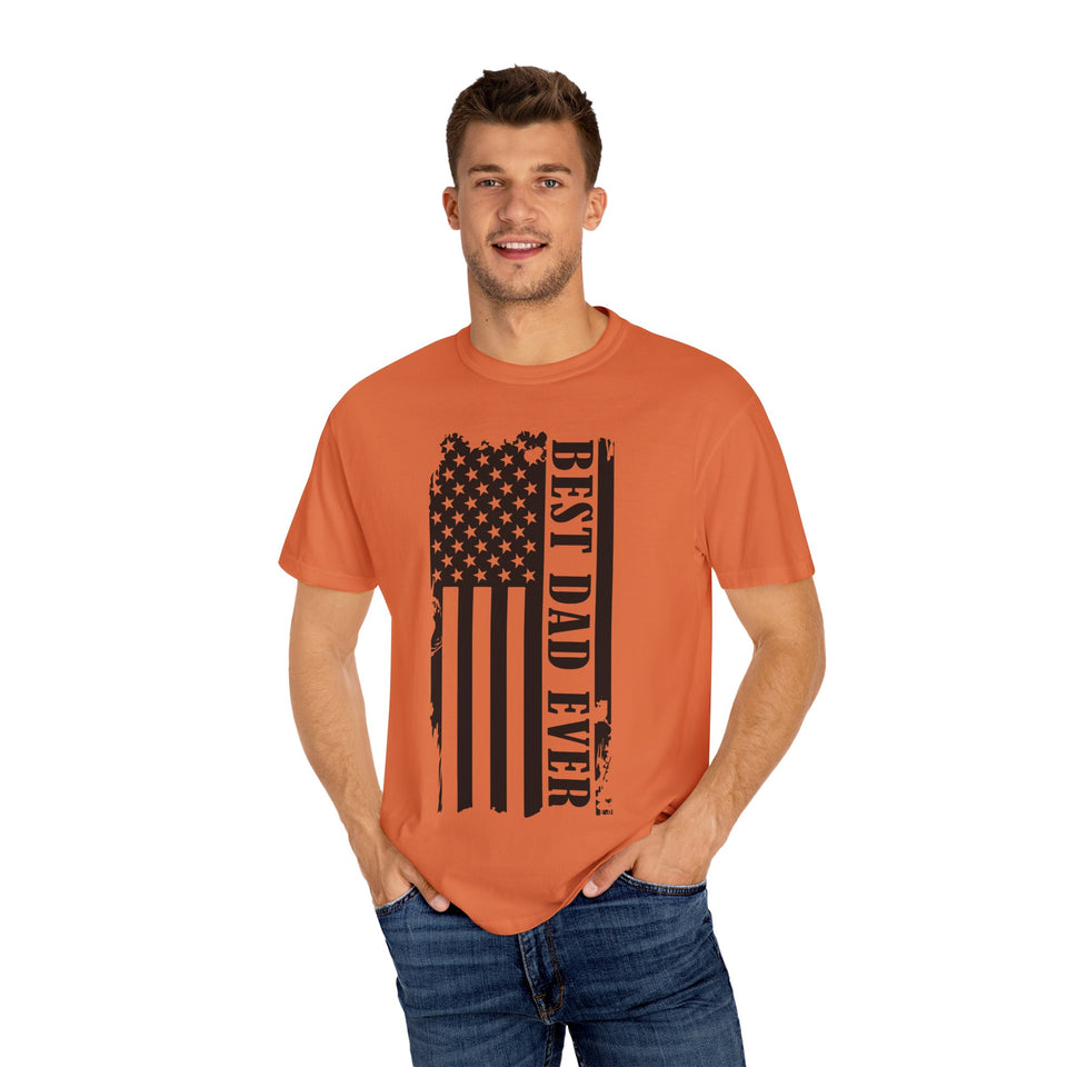 Best Dad Ever Unisex Garment-Dyed T-Shirt