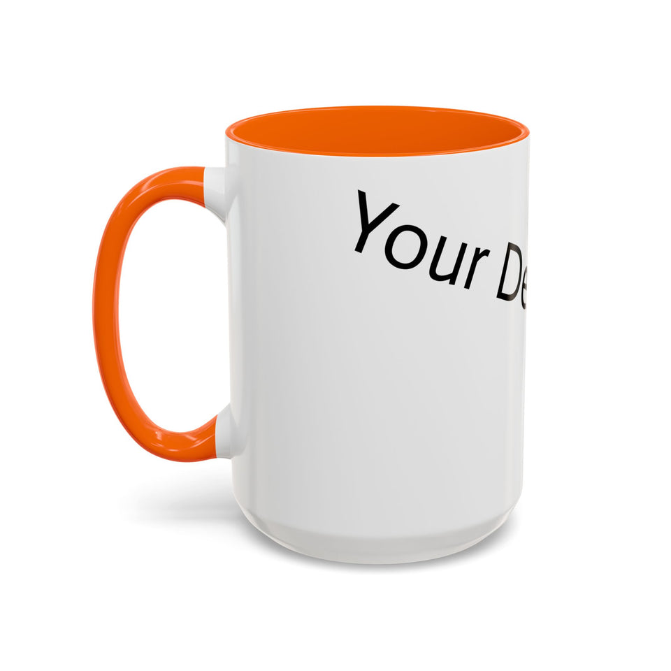 Personalized Accent Coffee Mug - Customizable Design for Home or Office