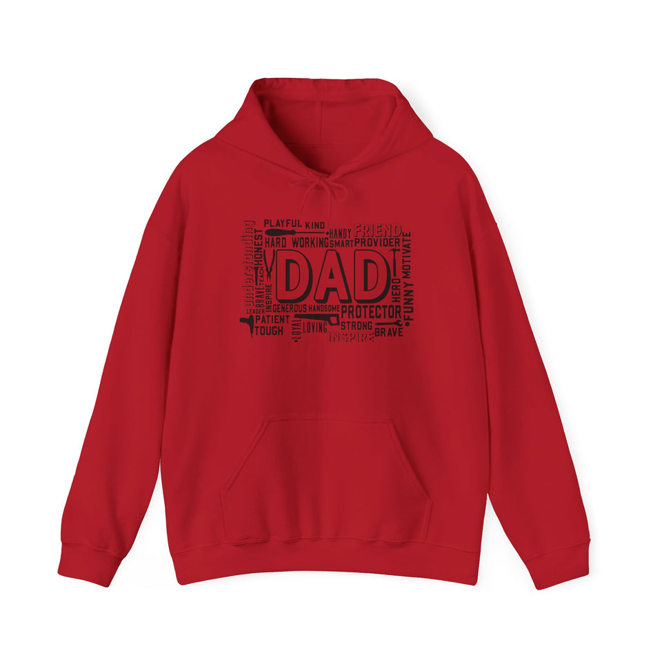 What A Dad Is Unisex Heavy Blend™ Hooded Sweatshirt