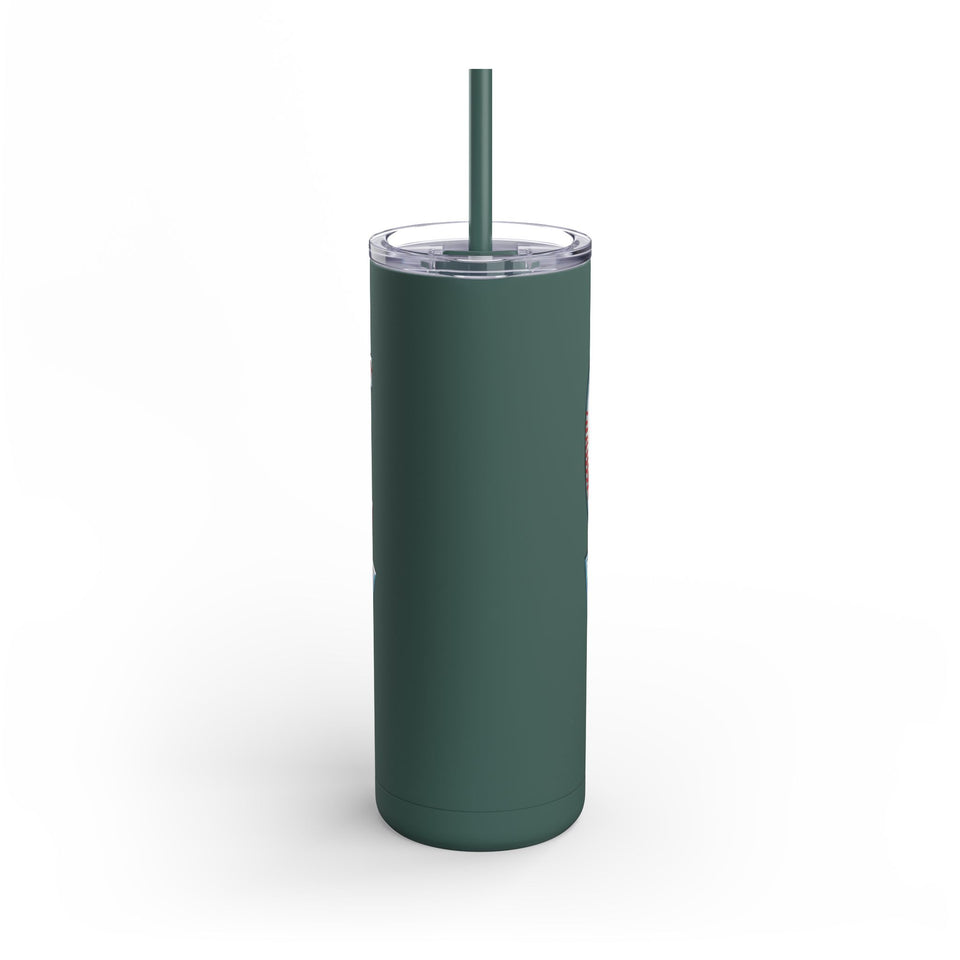 Game Day Tumbler - 20oz Matte Skinny Cup for Sports Fans