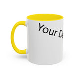 Personalized Accent Coffee Mug - Customizable Design for Home or Office
