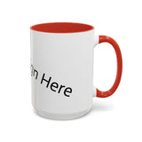 Personalized Accent Coffee Mug - Customizable Design for Home or Office