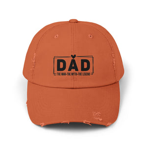 Distressed Cap for Dad - The Man, The Myth, The Legend