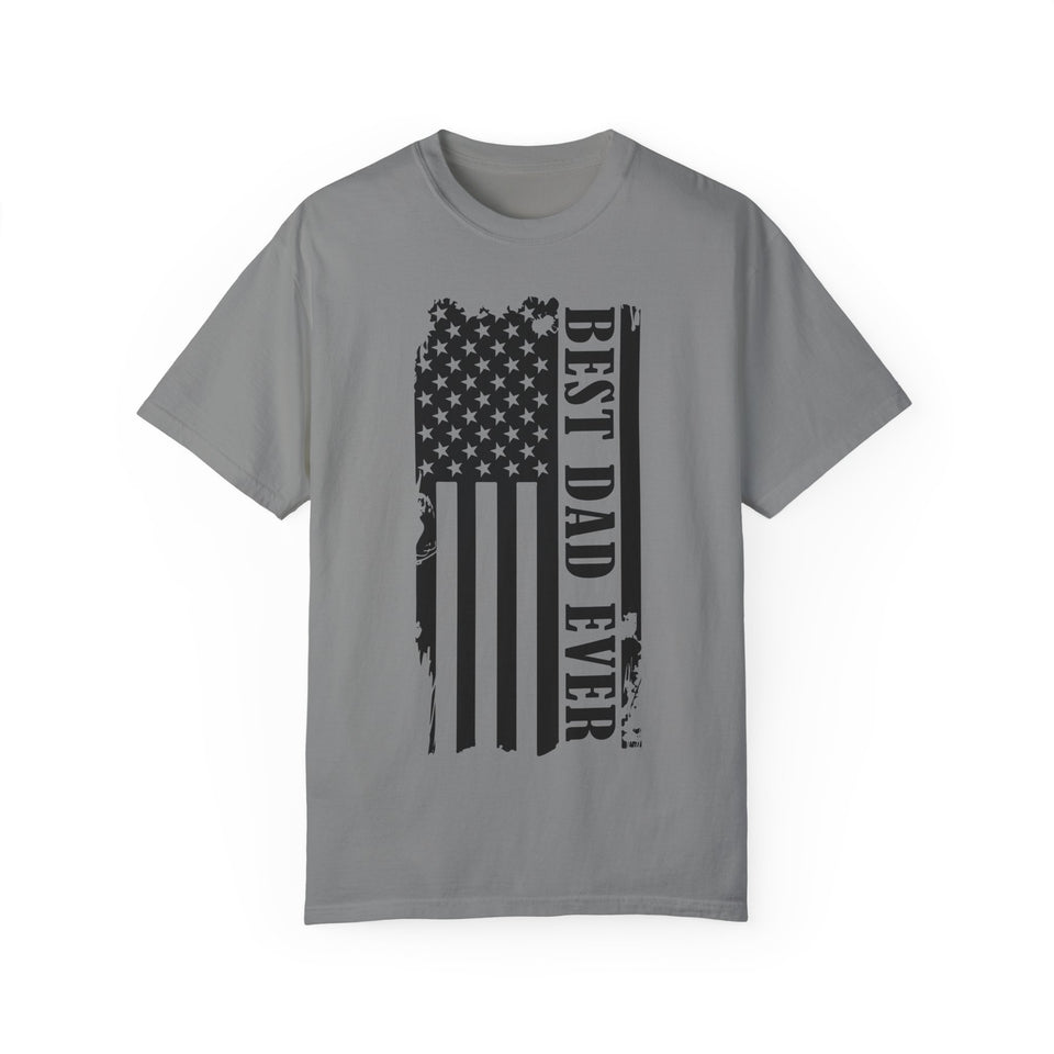 Best Dad Ever Unisex Garment-Dyed T-Shirt