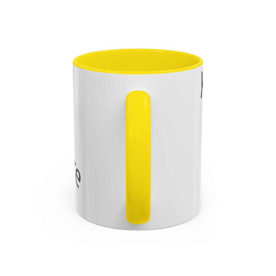 Personalized Accent Coffee Mug - Customizable Design for Home or Office