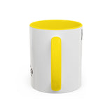 Personalized Accent Coffee Mug - Customizable Design for Home or Office