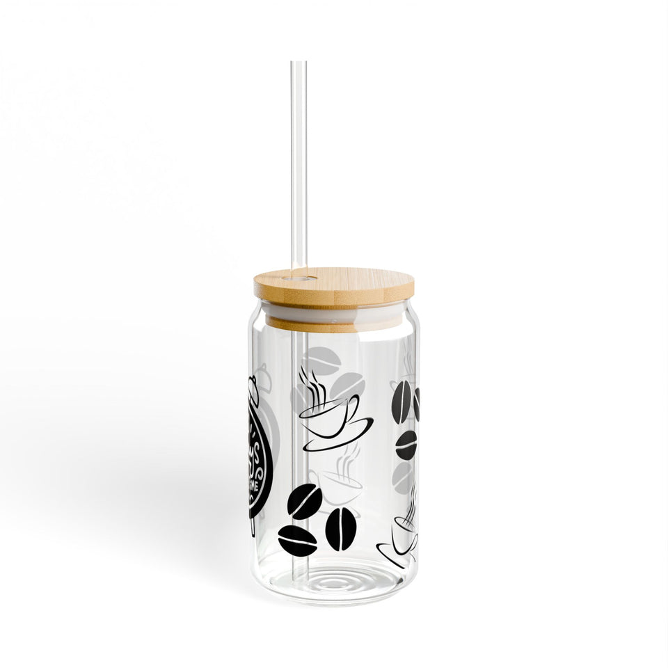 It’s Always Coffee Time Sipper Glass, 16oz