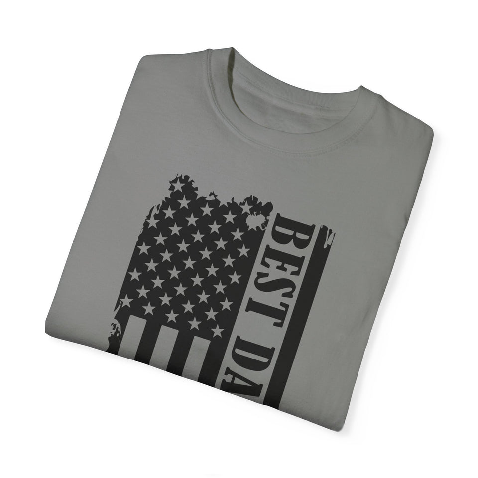 Best Dad Ever Unisex Garment-Dyed T-Shirt