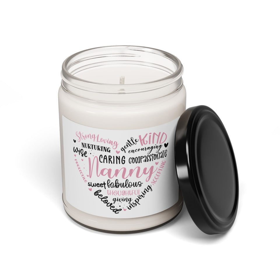 Nanny Heart Scented Soy Candle, 9oz
