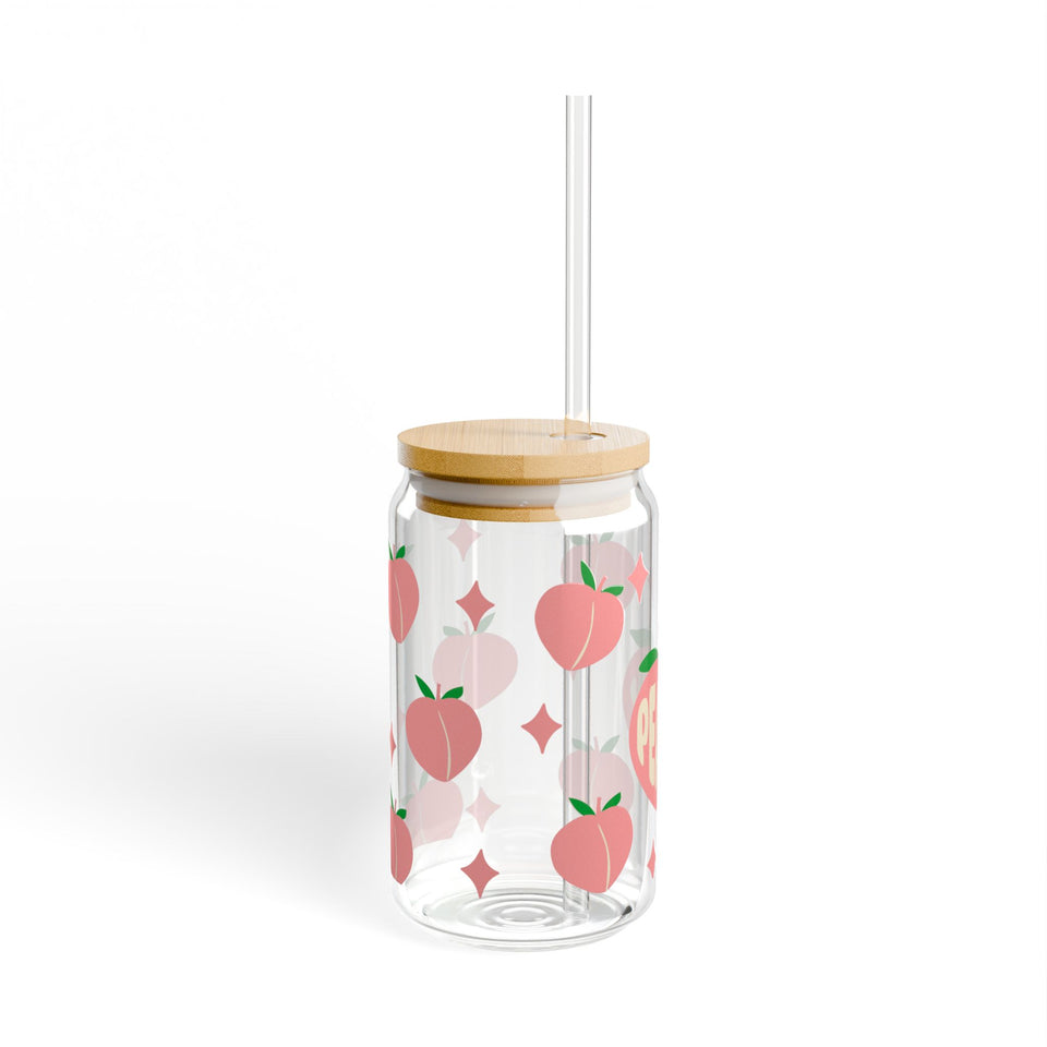 Peachy Sipper Glass, 16oz