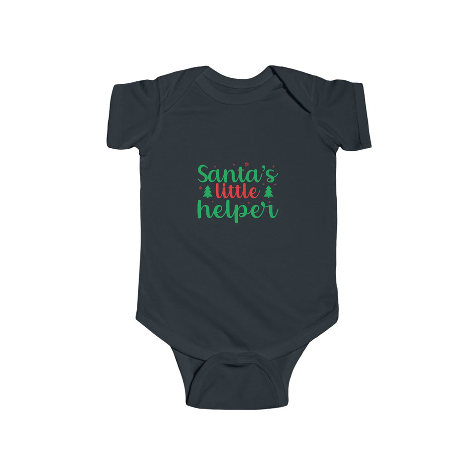 Santas Little Helper Infant Fine Jersey Bodysuit