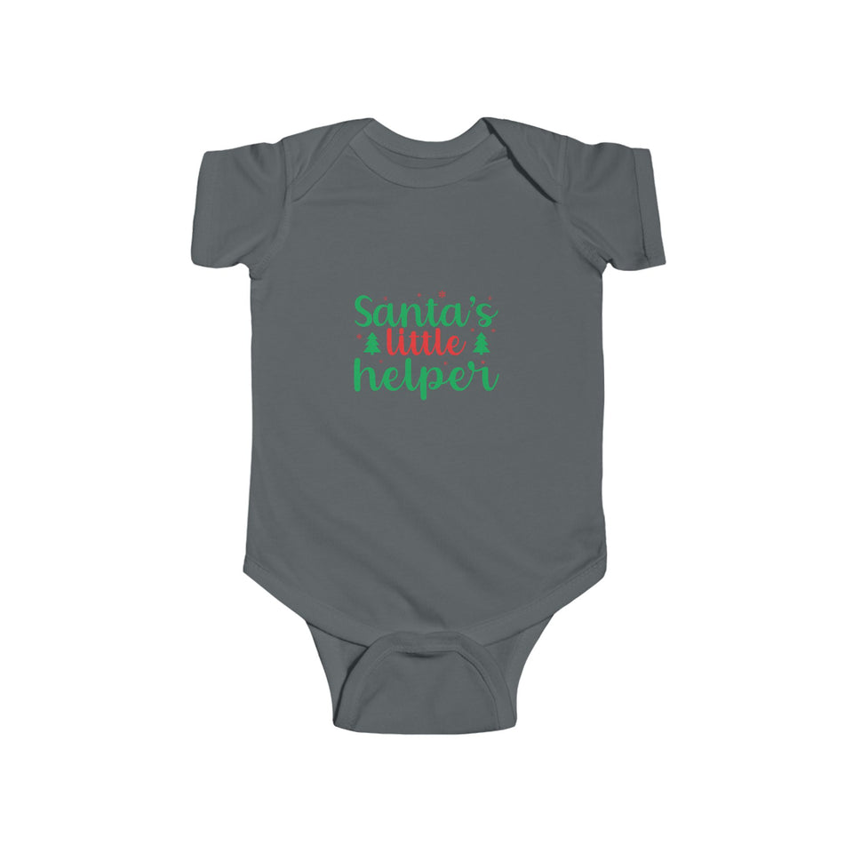 Santas Little Helper Infant Fine Jersey Bodysuit