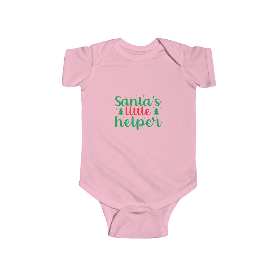 Santas Little Helper Infant Fine Jersey Bodysuit