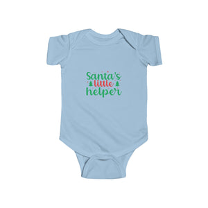 Santas Little Helper Infant Fine Jersey Bodysuit