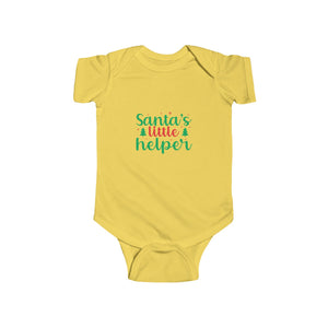Santas Little Helper Infant Fine Jersey Bodysuit