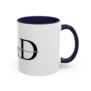 Best Dad Ever Accent Coffee Mug (11, 15oz)