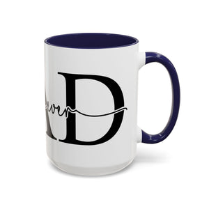 Best Dad Ever Accent Coffee Mug (11, 15oz)