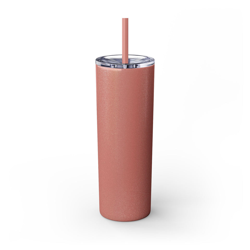 Hot Cowgirl Summer Skinny Tumbler with Straw, 20oz
