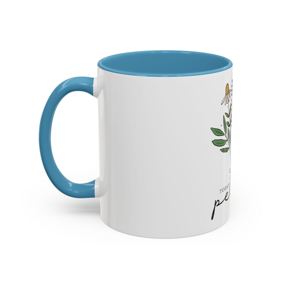 Today I Choose  Peace Coffee Mug - Choose Peace Design (11 & 15oz)