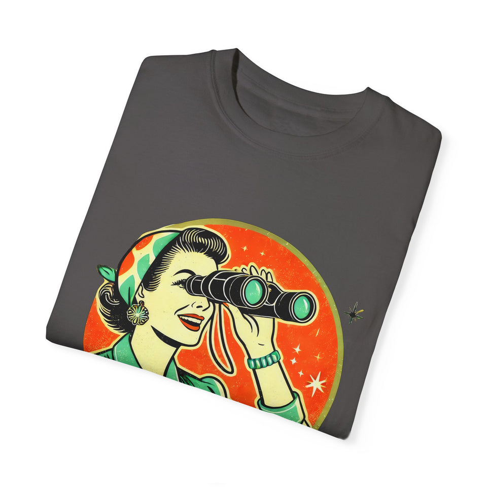"Oh Look! Nobody Gives a Shit" Funny Unisex Garment-Dyed T-Shirt