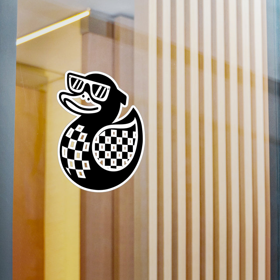 Cool Duck Sticker – Unique Kiss-Cut Vinyl Decal for Home Decor
