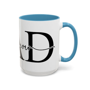 Best Dad Ever Accent Coffee Mug (11, 15oz)