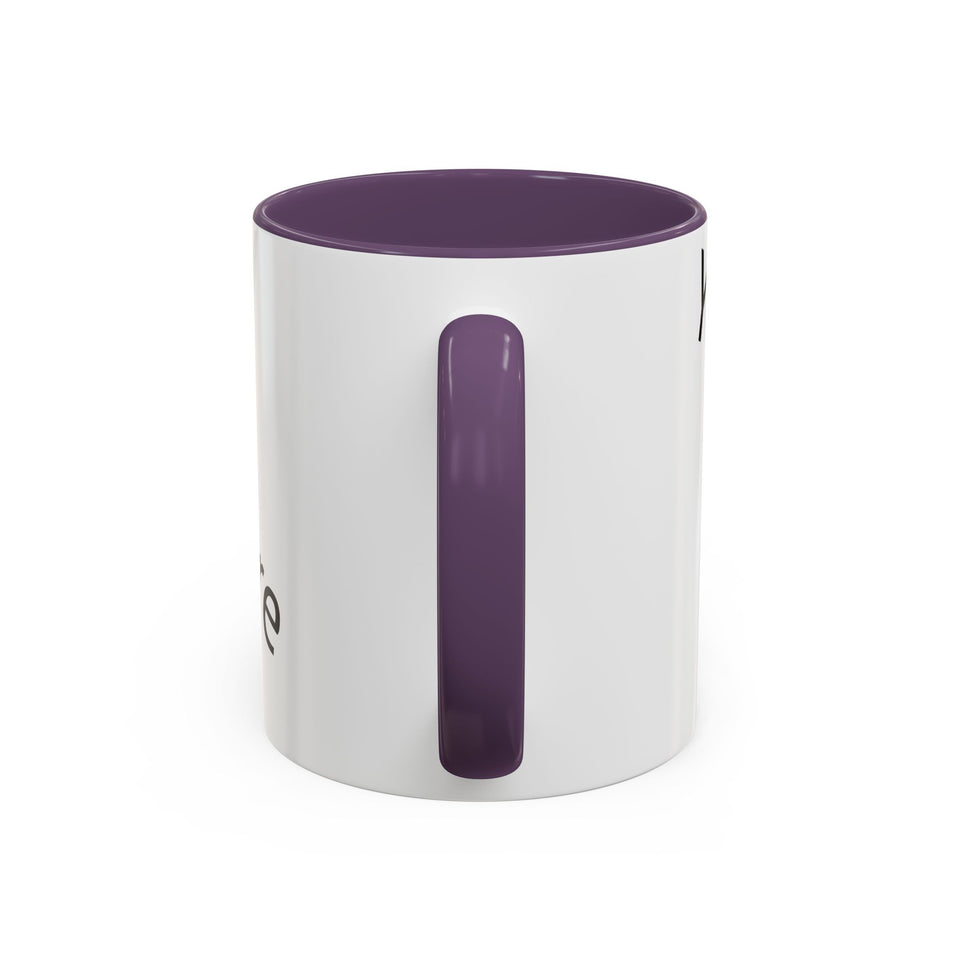 Personalized Accent Coffee Mug - Customizable Design for Home or Office
