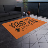 Trick Or Treat Wipe Your Feet Outdoor Rug