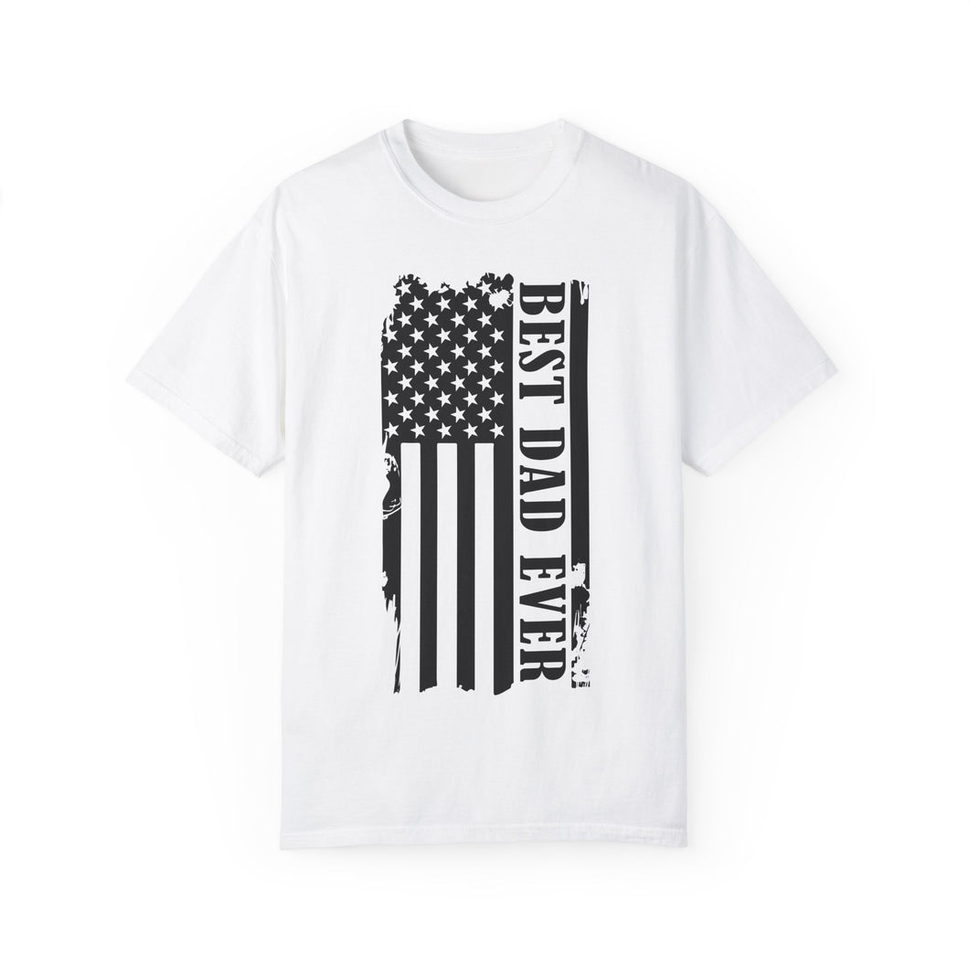 Best Dad Ever Unisex Garment-Dyed T-Shirt