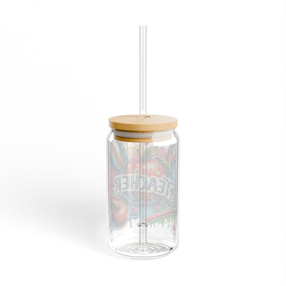 Teacher Sipper Glass, 16oz