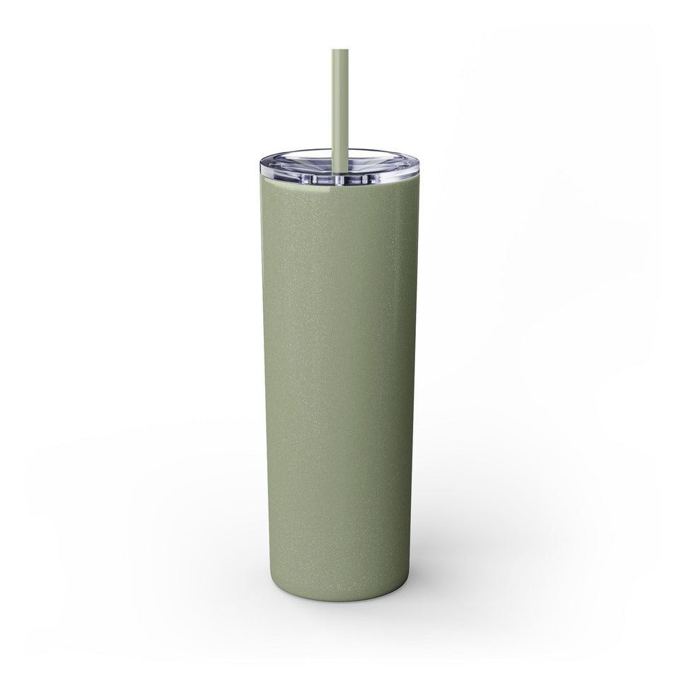 Hot Cowgirl Summer Skinny Tumbler with Straw, 20oz