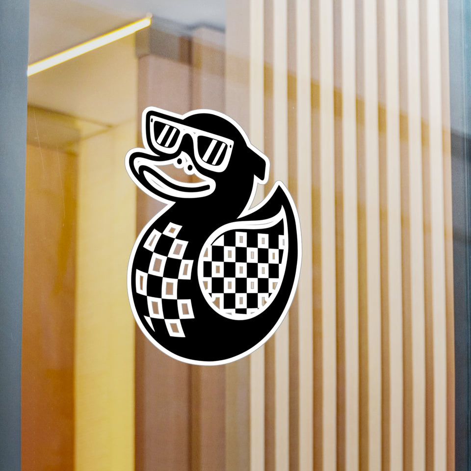 Cool Duck Sticker – Unique Kiss-Cut Vinyl Decal for Home Decor