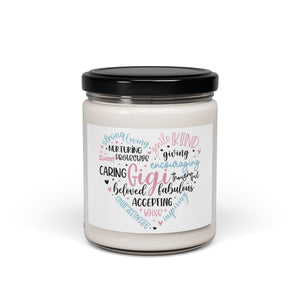 Gigi Heart Scented Soy Candle, 9oz