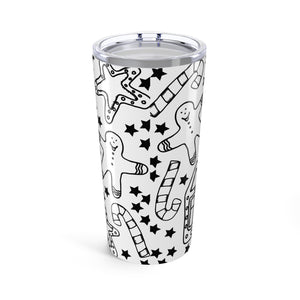 Ginger Bread Man And House Tumbler 20oz